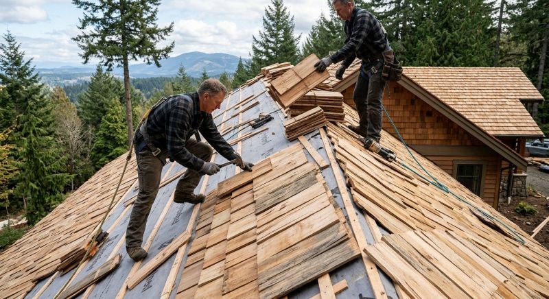 Cedar Roof Installation in Brighton, CO