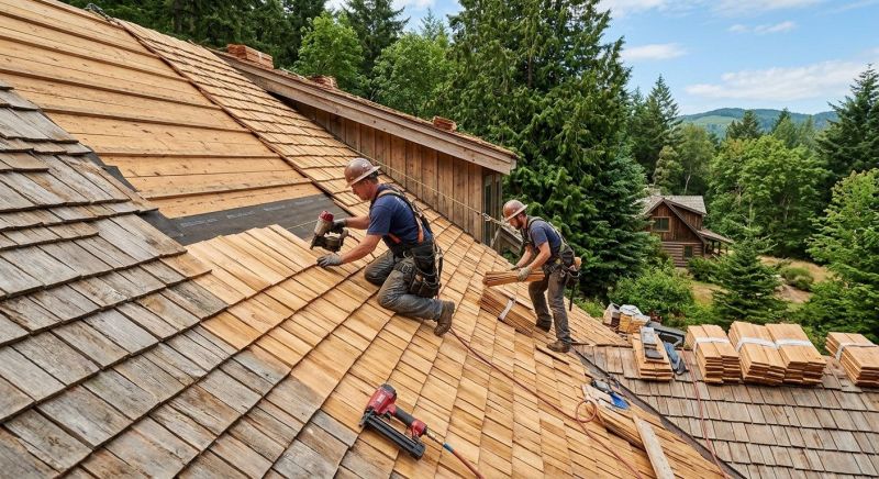 Cedar Roof Installation in Louisville, CO