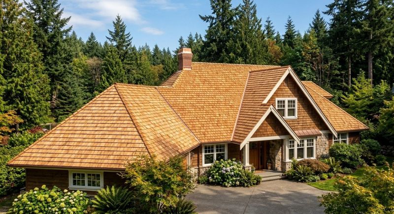 Cedar Roof Installation in Parker, CO
