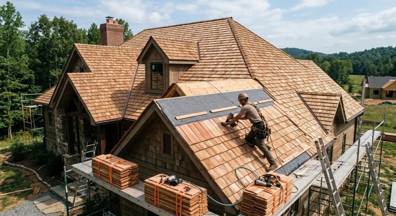 Cedar Shake Roof Construction in Broomfield, CO