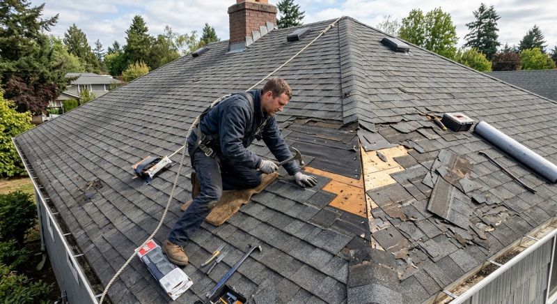 Damaged Roof Repair in Commerce City, CO