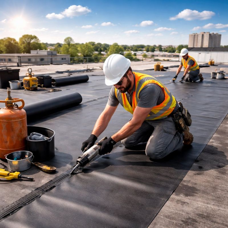 Epdm Roof Installation in Denver, CO