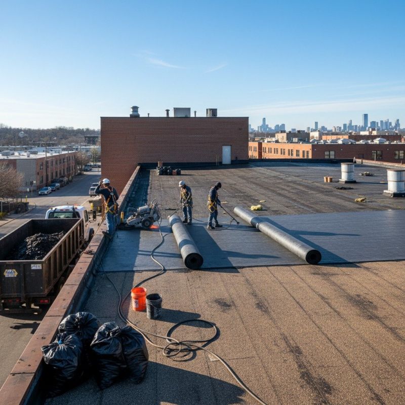 Flat Roof Replacement in Denver County, CO