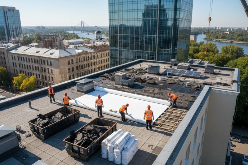 Flat Roof Replacement in Jefferson County, CO