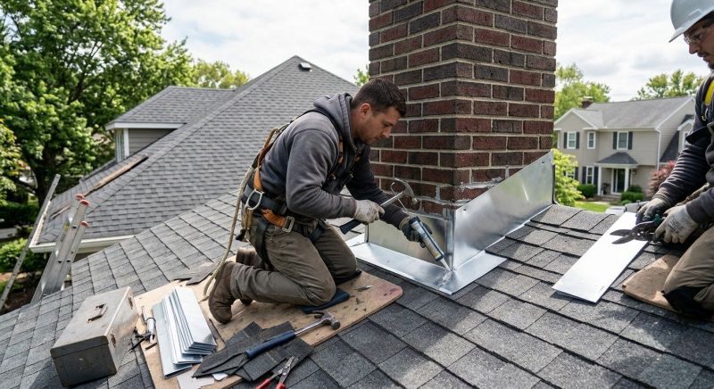 Roof Flashing Installation in Aurora, CO
