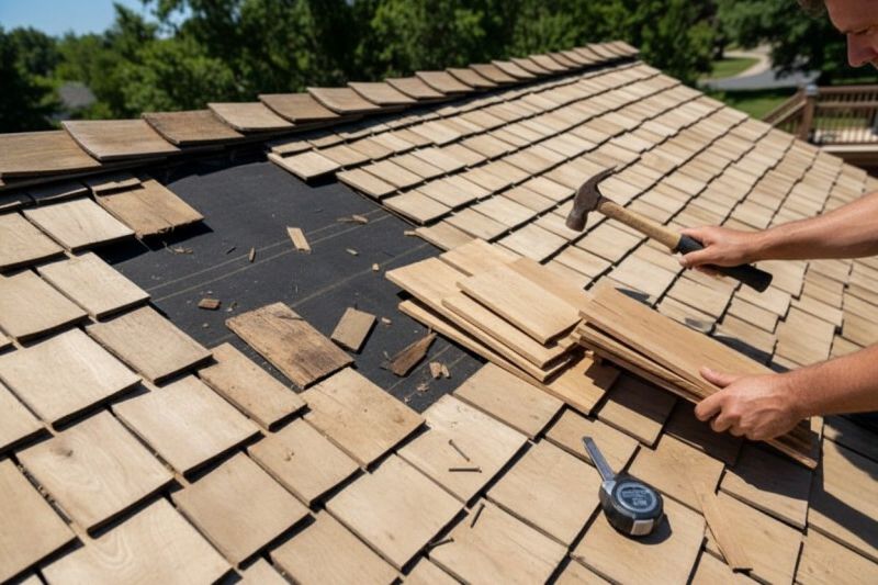 Shake Shingle Repair in Broomfield, CO