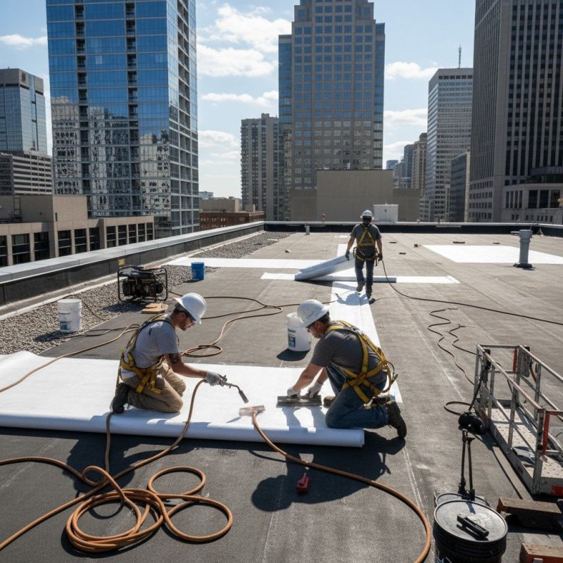 Single Ply Roof Repair in Commerce City, CO