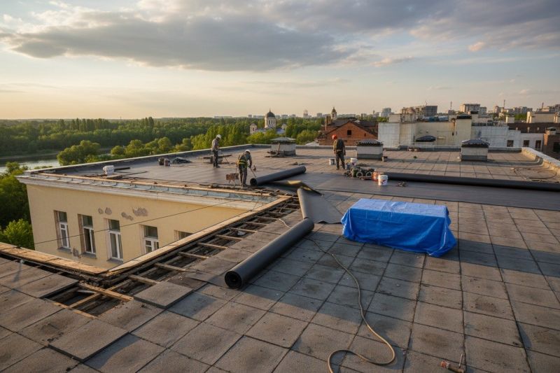 Single Ply Roof Replacement in Arapahoe County, CO