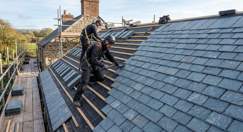 Slate Roof Installation in Conifer, CO