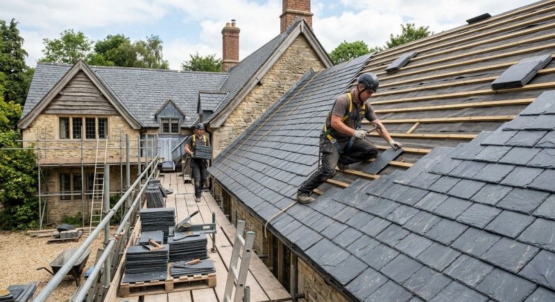 Slate Roof Installation in Erie, CO