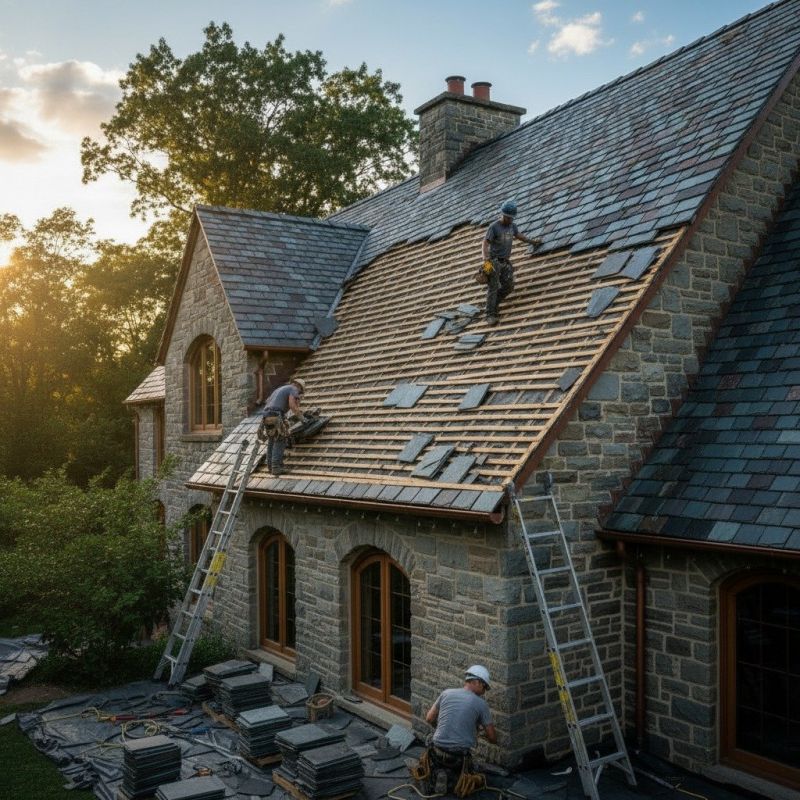 Slate Roof Replacement in Douglas County, CO