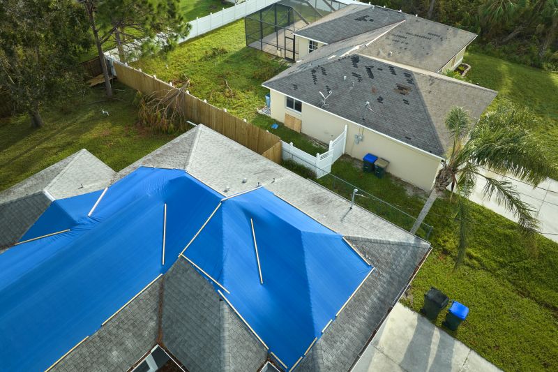 Storm Damage Roof Tarping in Denver, CO