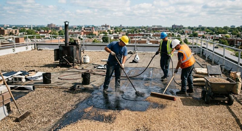 Tar And Gravel Roof Repair in Castle Rock, CO
