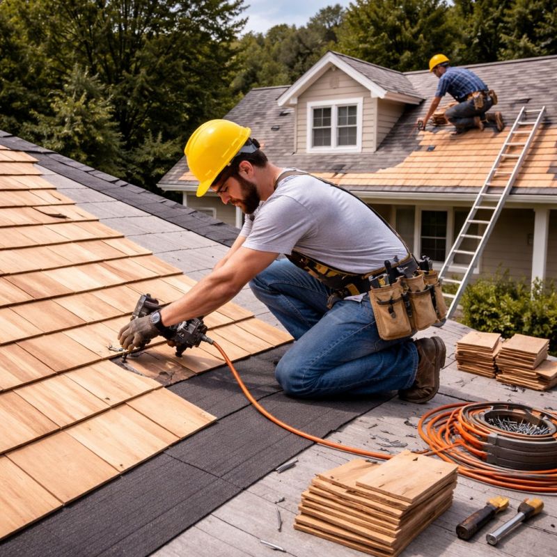 Wood Roofing Installation in Denver, CO