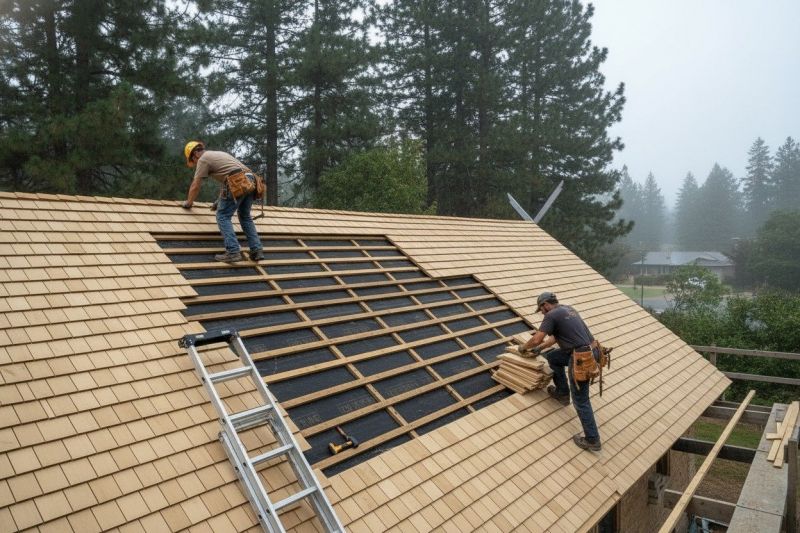 Wood Shake Roof Repair in Aurora, CO